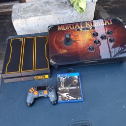 1 Mortal Kombat game with Station Arcade Tournament & Jailbreak PS4 Playstation 4 Edition 1000GB 9.0 software with games installed