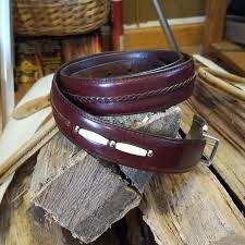 Onyx by Brighton Mens Brown Belt Size 40 Genuine Leather 