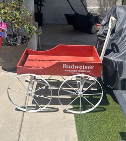 “BUDWEISER” WOODEN WAGON - $100/OBO