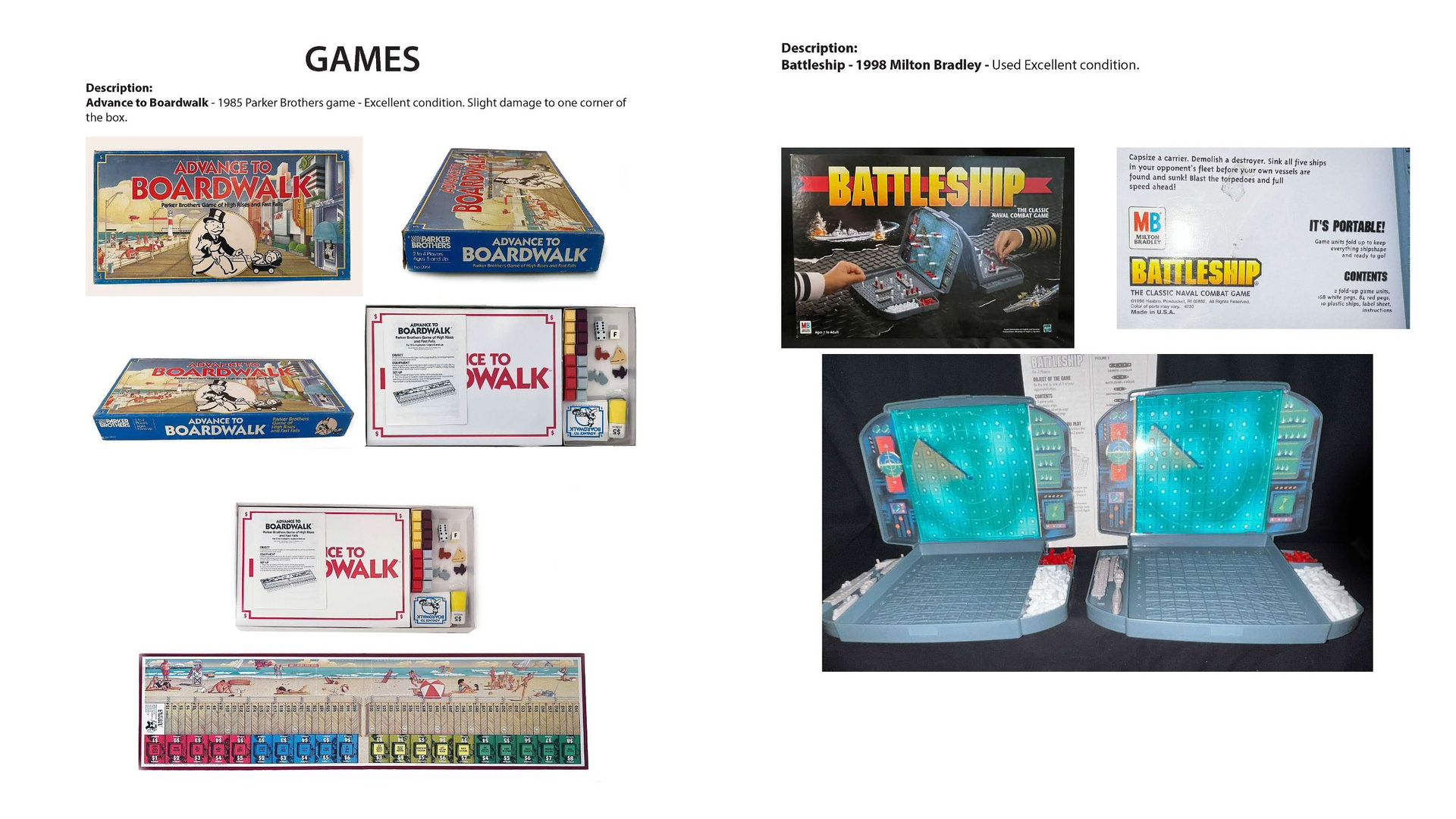 Lot of Vintage Collectible Board Games