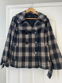 Plaid Jacket Women - Size S. Style In Co