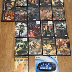 Playstation game lot