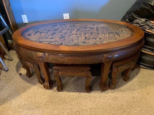 Antique Asian coffee table