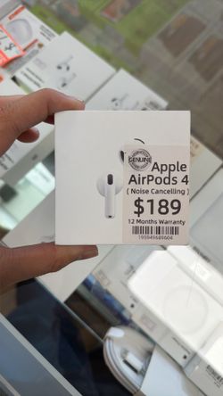 New Box - AirPods 4 Noise Cancelling - Financing Available 