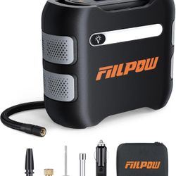 new Air Compressor Tire Inflator Portable Air Pump for Car Tires 12V DC Auto Tire Pump with Digital Display, 150 PSI with Emergency LED Light for Car,