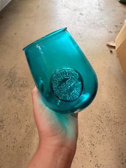 Beautiful Blue set of Large Glassware