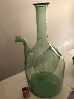 Unique large antique bottle
