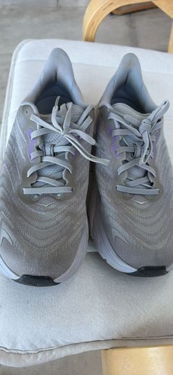 Hoka One One Arahi 6 Harbor Mist Silver Womens Running Shoes Size 9.5B