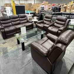 Living Room 3Pcs Set With Bluetooth Speaker And Lights 