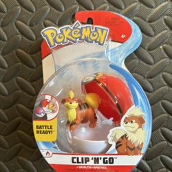 Pokémon Clip N Go Growlithe