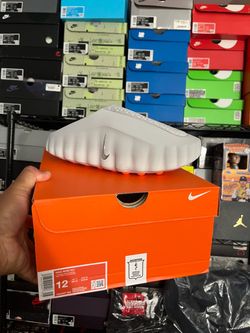 nike mind slide 001 light smoke grey size 12 deadstock ds brand new og all included