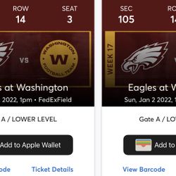 Washington Football Vs Eagles