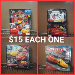 DISNEY CARS GAMES/STORYBOOKS/ MAGNETIC BOARD 