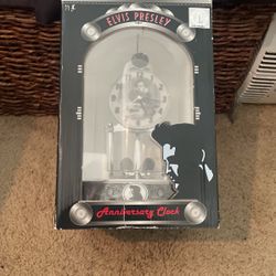 Antique Elvis Presley Anniversary Clock 