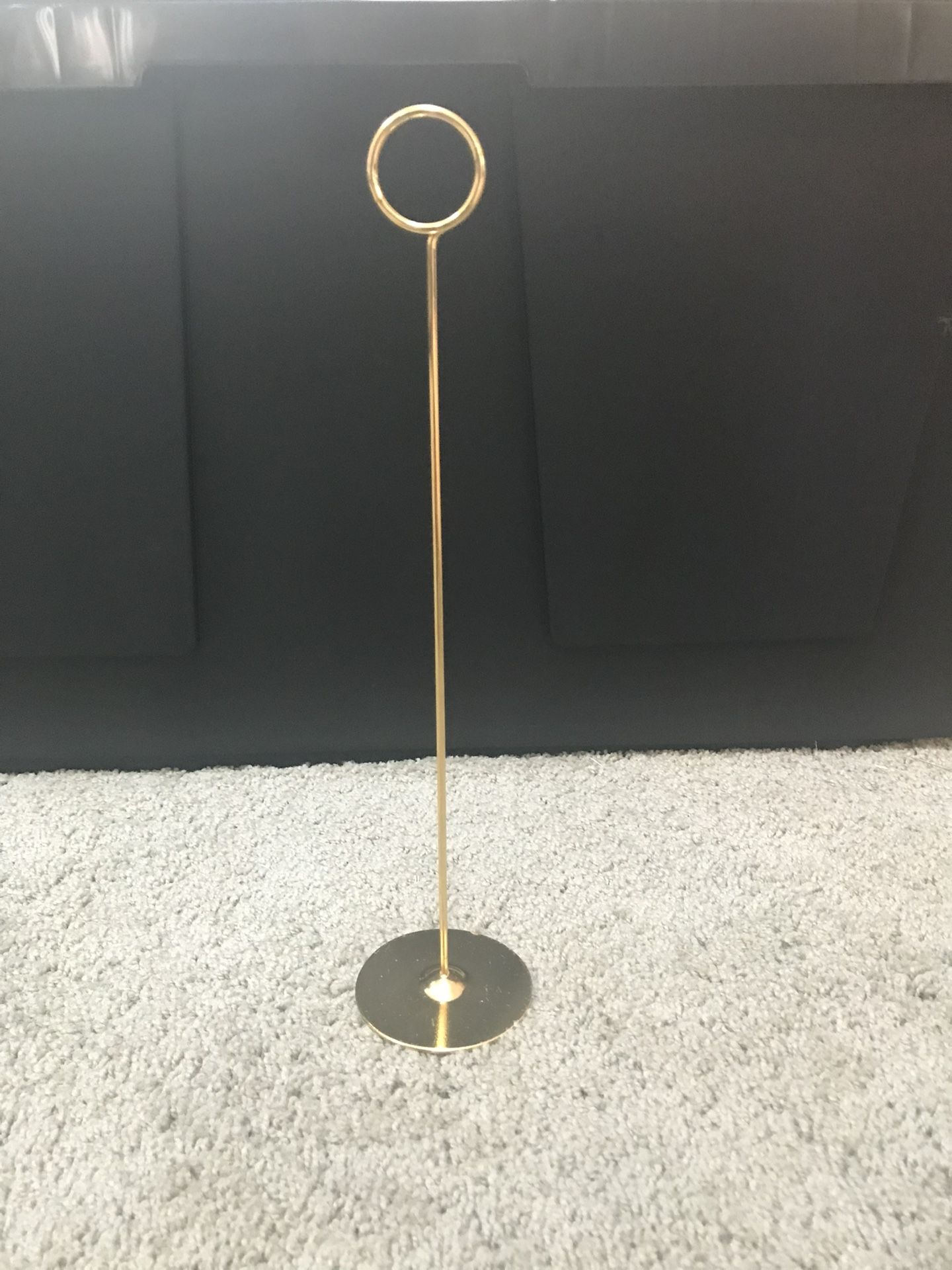Table Numbers And Gold Number Holders