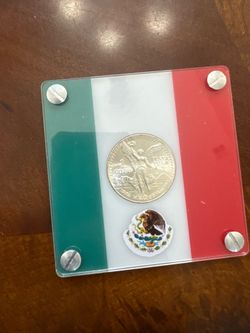 🇲🇽🪙🔥1985 Libertad in holder🔥🪙🇲🇽
