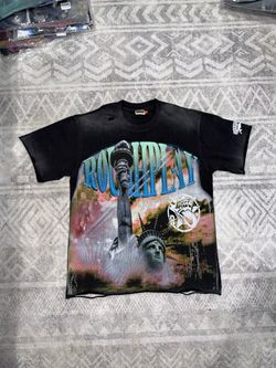 Rough Play Bandit & Little Wounds Tee with Statue of Liberty graphic Size L
