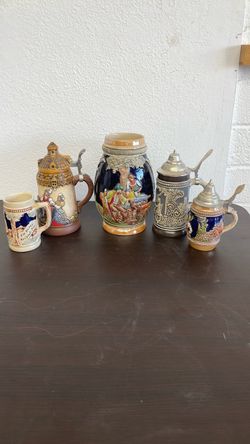 5 Misc Steins from Germany