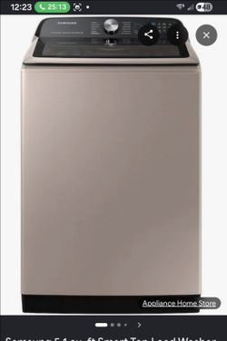 Samsung smart washing machine and dryer set