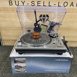 AUDIO-TECHNICA AT-LP120-USB Direct-Drive Turntable (Analog & USB), Convert Vinyl to Digital