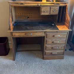 Roll Top Secretary Desk