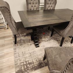 Dinner table set for same