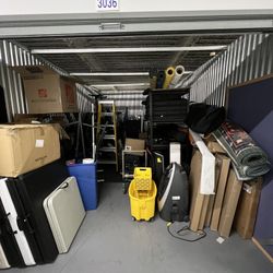 Storage Unit Sale! Tables, Computer Monitors, Various Items 