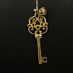 14KT Yellow Gold Key Pendant 2.90g 169553