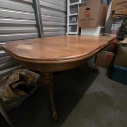 Dinner Table Oak Wood. 