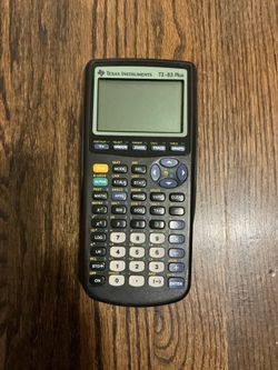 Texas Instruments TI-83 plus graphing calculator