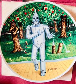 This is a vintage 1978 Knowles "If I Only Had a Heart" collector plate from The Wizard of Oz