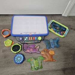 Fisher Price Sensory Board With Accessories Like New