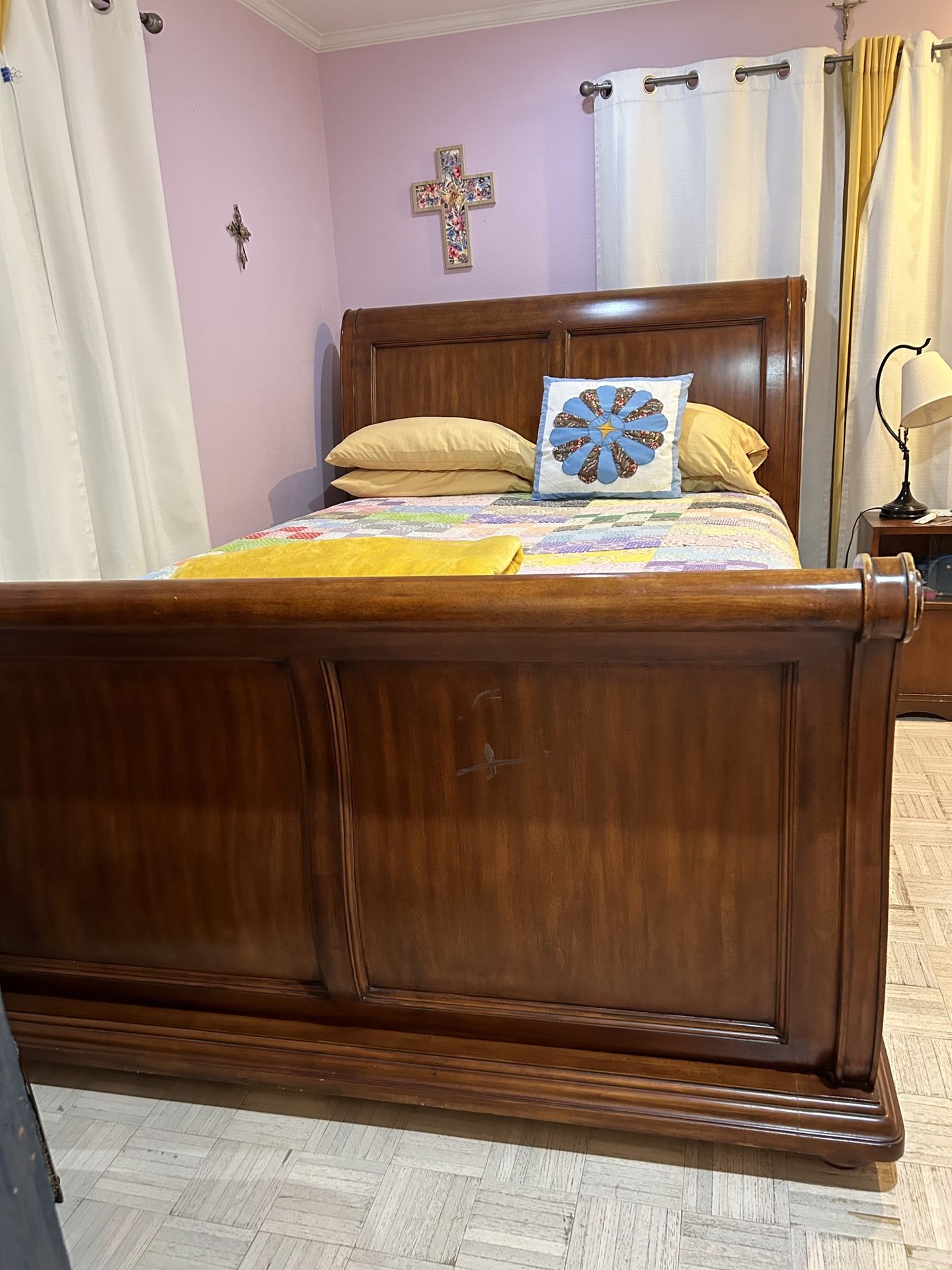 Queen Sleigh Bed Frame