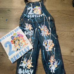 Bluey Overall Set
