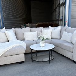 Delivery 🚚 Disponible Sectional Couch Color Beige 