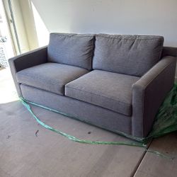 Like New Gray Sofa, Crate And Barrel