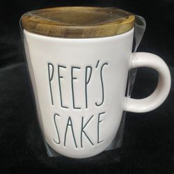 Rae Dunn Peep’s Sake Mug With Lid