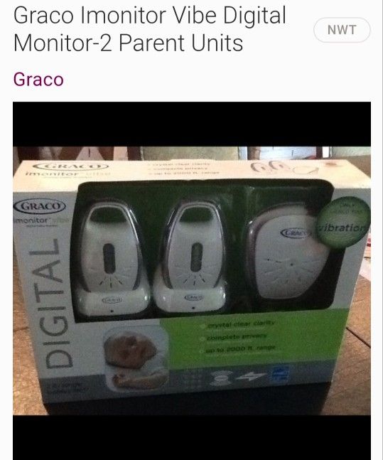 Graco imonitor vibe digital baby monitor