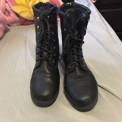 Black boots