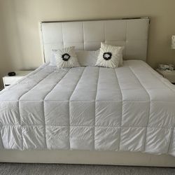 King Size Headboard & Bed Frame