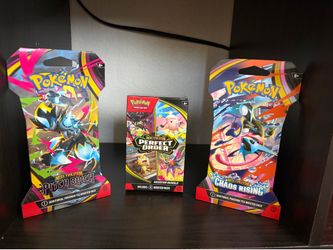 Pokémon TCG Booster Pack Bundle – Mega Evolution – Sealed – Perfect Order, Pitch Black & Chaos Rising