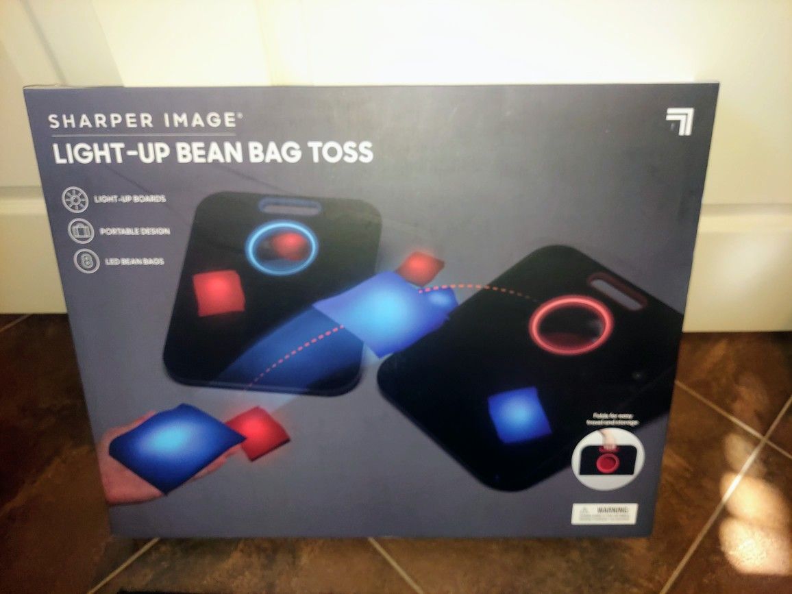 Sharper Image Light-Up Bean Bag Toss (New)- X Streets Ray/Higley