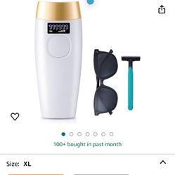 at-Home Hair Removal for Women and Men, Permanent Painless Best Hair Remover Device Whole Body Facial Armpits Back Legs Arms Face Bikini Line, Corded 