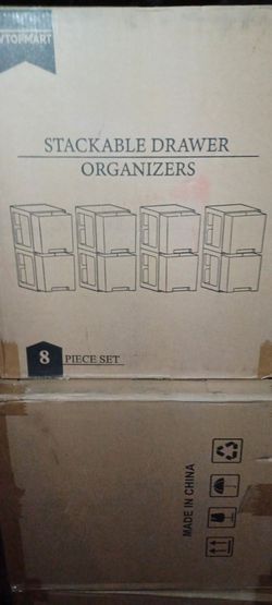 Stackable drawer organizer