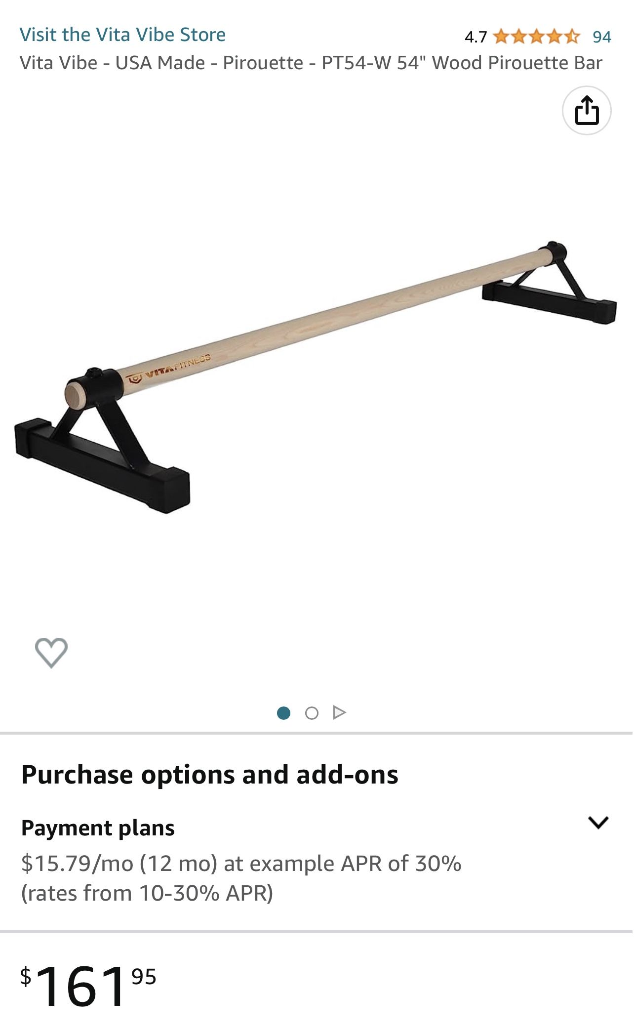 Gymnastics Floor Pirouette Bar