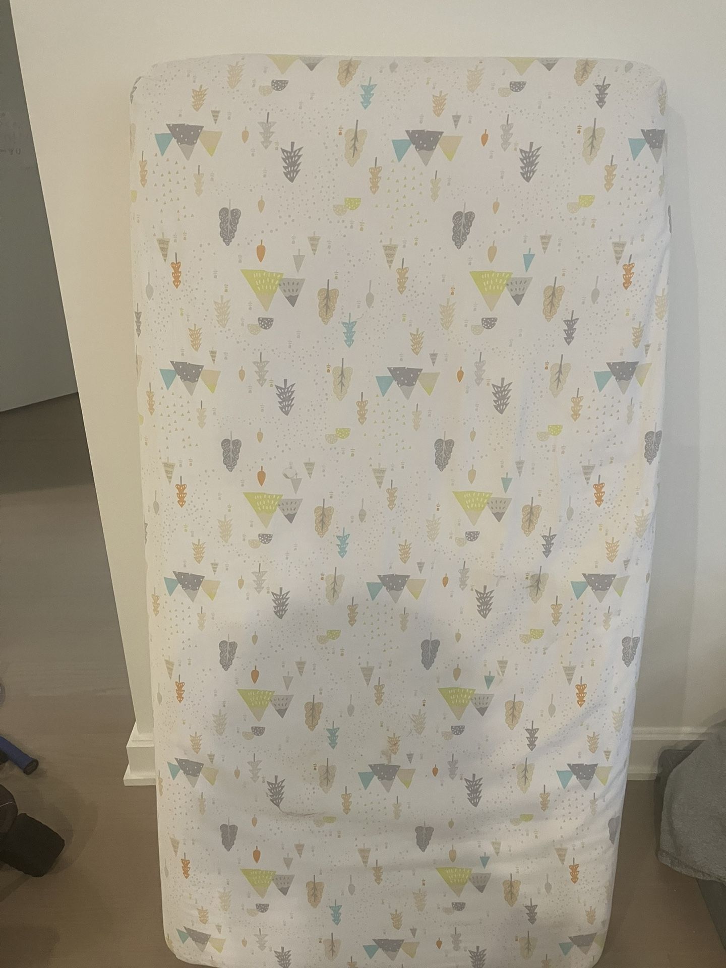 Baby Crib Mattress + Protector + Cover