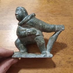 Eskimo Soapstone Carving 