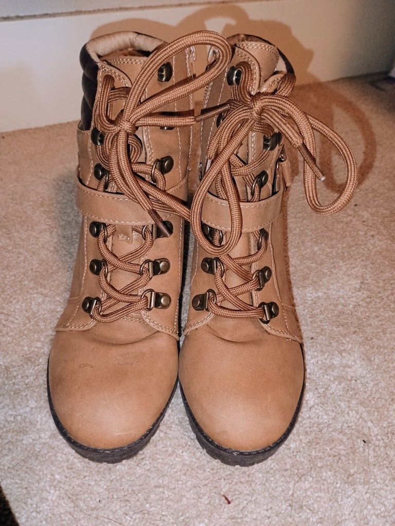 Lace Up Boots