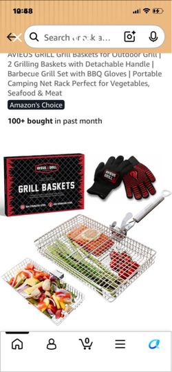 New barbecue grill basket