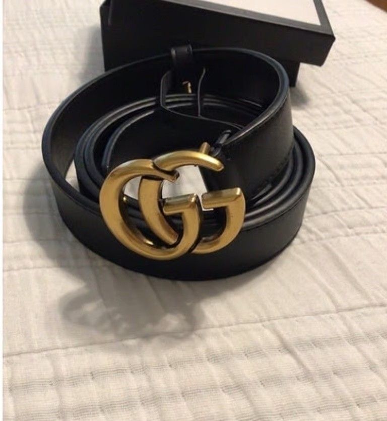 Simple leather belt